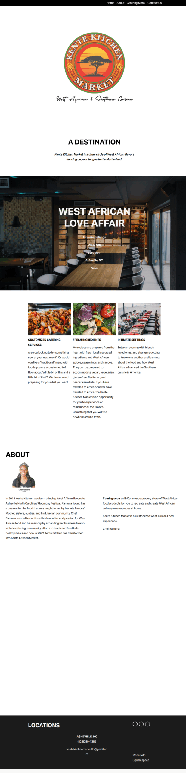 Before Website Screenshot