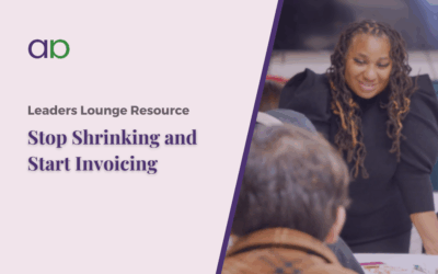 Stop Shrinking and Start Invoicing